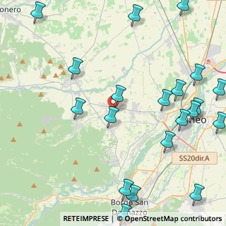 Mappa Via Fenoglio Beppe, 12010 Bernezzo CN, Italia (6.012)
