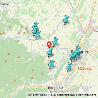 Mappa Via Fenoglio Beppe, 12010 Bernezzo CN, Italia (3.67231)