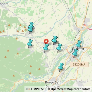 Mappa Via Fenoglio Beppe, 12010 Bernezzo CN, Italia (3.60182)