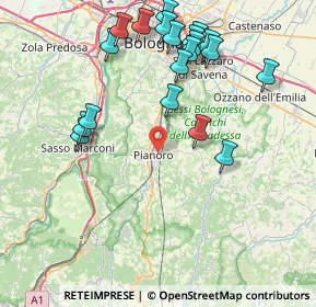 Mappa , 40065 Pianoro BO, Italia (8.968)