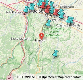 Mappa , 40065 Pianoro BO, Italia (10.523)