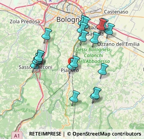 Mappa , 40065 Pianoro BO, Italia (7.4365)