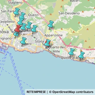 Mappa Via Redipuglia, 16164 Genova GE, Italia (2.61214)