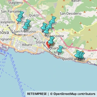 Mappa Via Redipuglia, 16164 Genova GE, Italia (2.03)