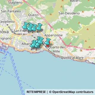 Mappa Via Redipuglia, 16164 Genova GE, Italia (1.46692)