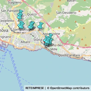 Mappa Via Redipuglia, 16164 Genova GE, Italia (1.67462)