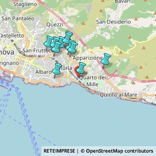 Mappa Via Redipuglia, 16164 Genova GE, Italia (1.56)