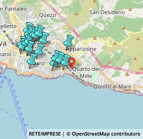 Mappa Via Redipuglia, 16164 Genova GE, Italia (2.189)