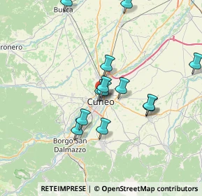 Mappa Discesa Bellavista, 12100 Cuneo CN, Italia (6.63385)
