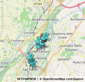 Mappa Discesa Bellavista, 12100 Cuneo CN, Italia (1.29455)