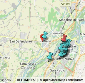 Mappa Confreria, 12100 Cuneo CN, Italia (2.089)