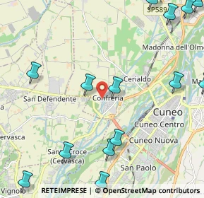Mappa Confreria, 12100 Cuneo CN, Italia (3.09714)