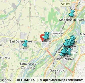 Mappa Confreria, 12100 Cuneo CN, Italia (2.175)