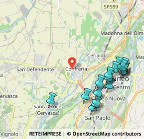 Mappa Confreria, 12100 Cuneo CN, Italia (2.4185)