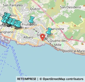 Mappa Via Bartolomeo Chighizola, 16147 Genova GE, Italia (3.19941)
