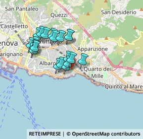 Mappa Via Bartolomeo Chighizola, 16147 Genova GE, Italia (1.5025)