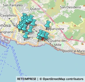 Mappa Via Bartolomeo Chighizola, 16147 Genova GE, Italia (1.6715)