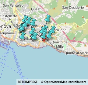 Mappa Via Bartolomeo Chighizola, 16147 Genova GE, Italia (1.46765)