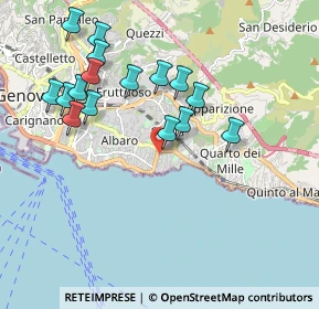 Mappa Via Cavallotti, 16100 Genova GE, Italia (1.98188)