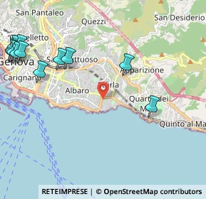 Mappa Via Cavallotti, 16100 Genova GE, Italia (3.00167)