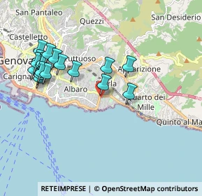 Mappa Via Cavallotti, 16100 Genova GE, Italia (2.07)