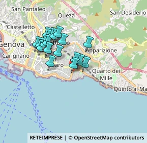 Mappa Via Cavallotti, 16100 Genova GE, Italia (1.4795)