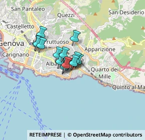 Mappa Via Cavallotti, 16100 Genova GE, Italia (1.055)