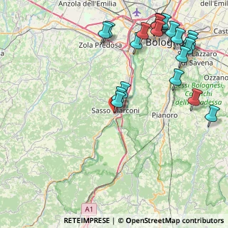 Mappa Piazza dei Martiri della Liberazione, 40037 Sasso Marconi BO, Italia (10.7605)