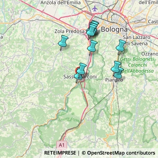 Mappa Via del Mercato, 40037 Sasso Marconi BO, Italia (7.2525)