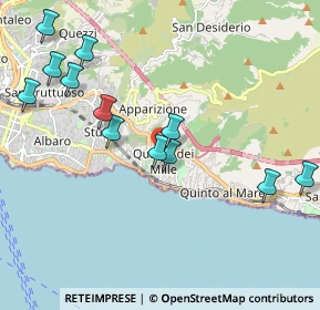 Mappa Via D'Aste, 16121 Genova GE, Italia (2.22833)