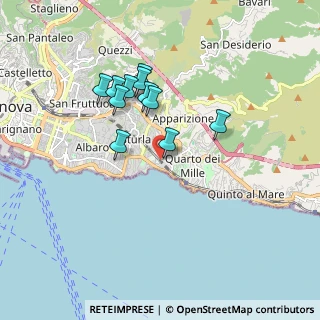 Mappa Via Redipuglia, 16147 Genova GE, Italia (1.53545)