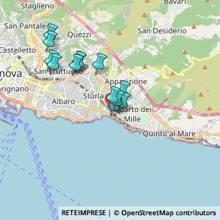 Mappa Via Redipuglia, 16147 Genova GE, Italia (1.65077)