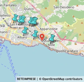 Mappa Via Redipuglia, 16147 Genova GE, Italia (1.73455)
