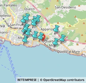 Mappa Via Redipuglia, 16147 Genova GE, Italia (1.59467)