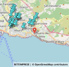Mappa Via Redipuglia, 16147 Genova GE, Italia (2.481)