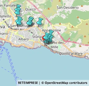Mappa Via Redipuglia, 16147 Genova GE, Italia (1.65077)