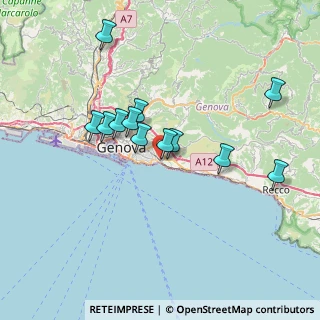 Mappa Via Redipuglia, 16147 Genova GE, Italia (6.5575)