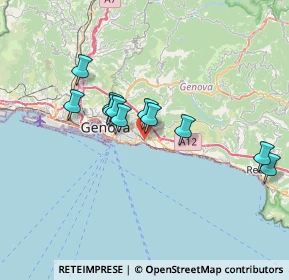 Mappa Via Redipuglia, 16147 Genova GE, Italia (6.02909)