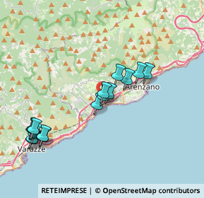 Mappa A10 Genova - Ventimiglia, 16016 Cogoleto GE, Italia (4.00375)