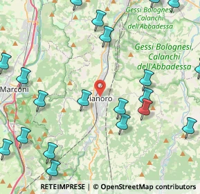 Mappa Via del Lavoro, 40065 Pianoro BO, Italia (5.8635)