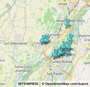 Mappa Cond. Le Gemelle, 12100 Cuneo CN, Italia (1.60333)