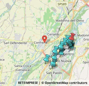Mappa Cond. Le Gemelle, 12100 Cuneo CN, Italia (1.9875)