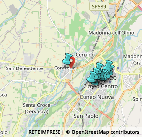 Mappa Cond. Le Gemelle, 12100 Cuneo CN, Italia (1.6025)