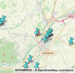 Mappa Cond. Le Gemelle, 12100 Cuneo CN, Italia (4.87385)