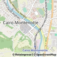 Map Cairo Montenotte