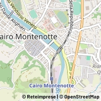 Map Cairo Montenotte