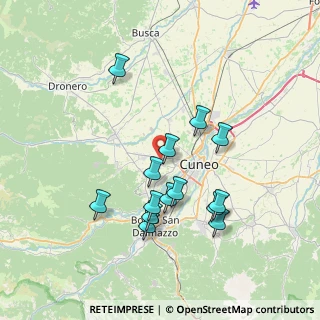 Mappa Via Bisalta, 12010 Cuneo CN, Italia (6.97)