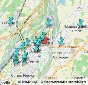 Mappa Vicolo Beinette, 12016 Cuneo CN, Italia (0.91)