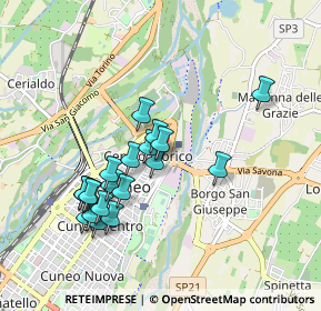 Mappa Vicolo Beinette, 12016 Cuneo CN, Italia (0.87)