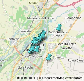 Mappa Vicolo Beinette, 12016 Cuneo CN, Italia (1.08)